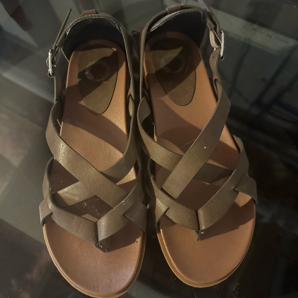 Brown Strappy Sandals